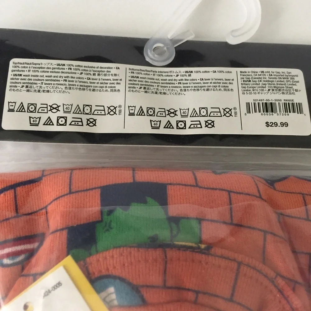 Baby Gap Marvel 2 piece Pajama Set Size 2 years